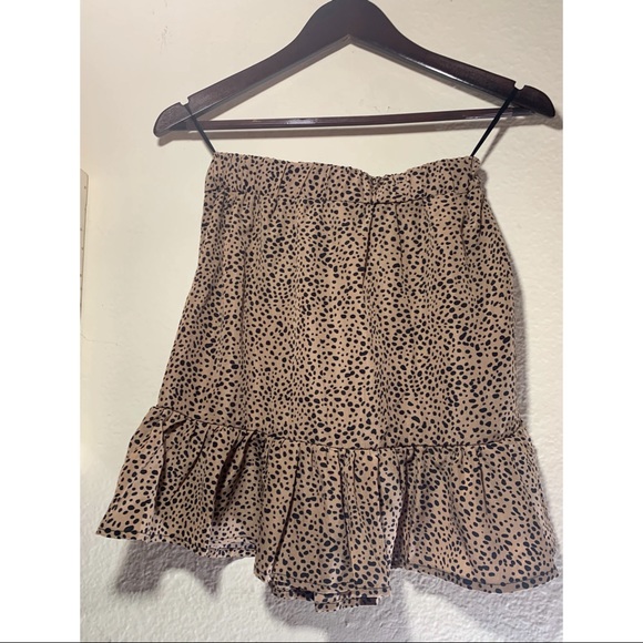 Small cheetah print skirt with bow front - Picture 10 of 10